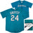 Seattle Mariners Ken Griffey Jr. Autographed Teal Nike Jersey Size L "HOF 16" Beckett BAS Witness