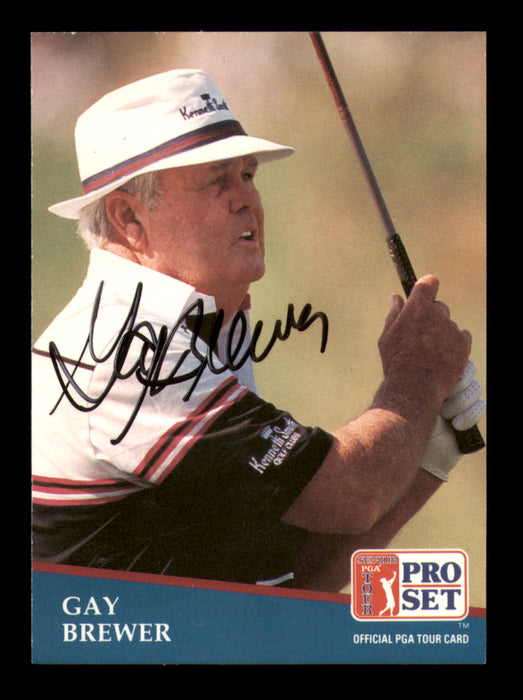 Gay Brewer Autographed 1991 Pro Set Card #230