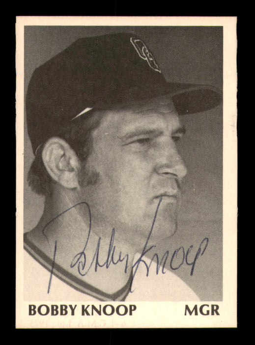 Bobby Knoop Autographed 1975 TCMA Card #6 Quad City Angels