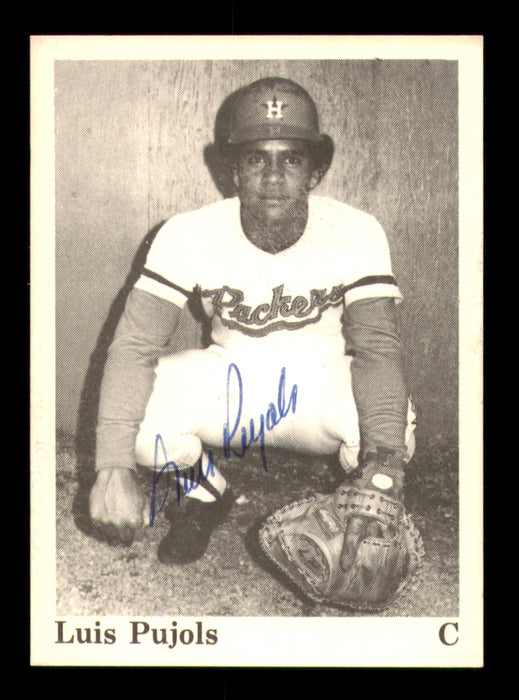 Luis Pujols Autographed 1975 TCMA Rookie Card #21 Dubuque Packers