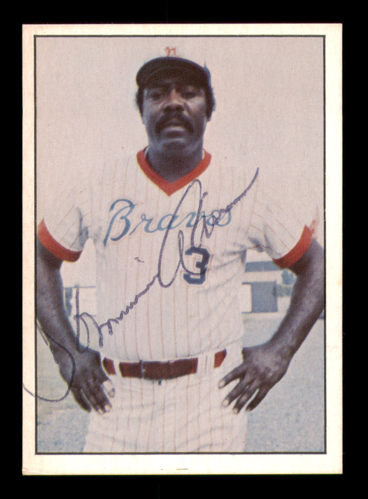 Tommie Aaron Autographed 1978 TCMA Card #135 Richmond Braves