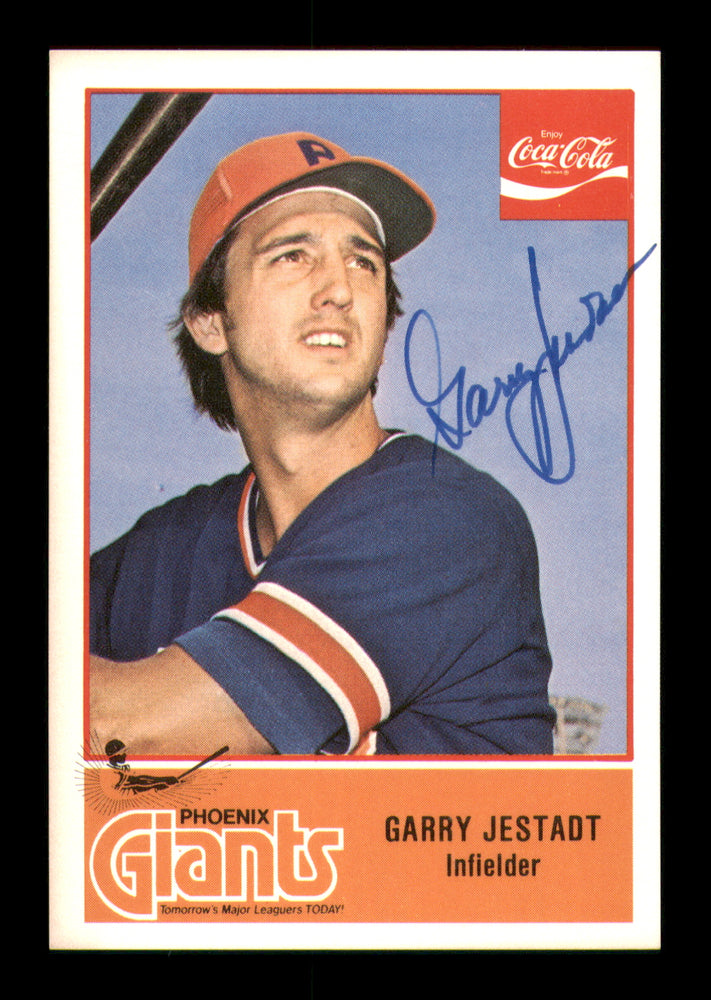 Garry Jestadt Autographed 1977 Cramer Card #53 Phoenix Giants
