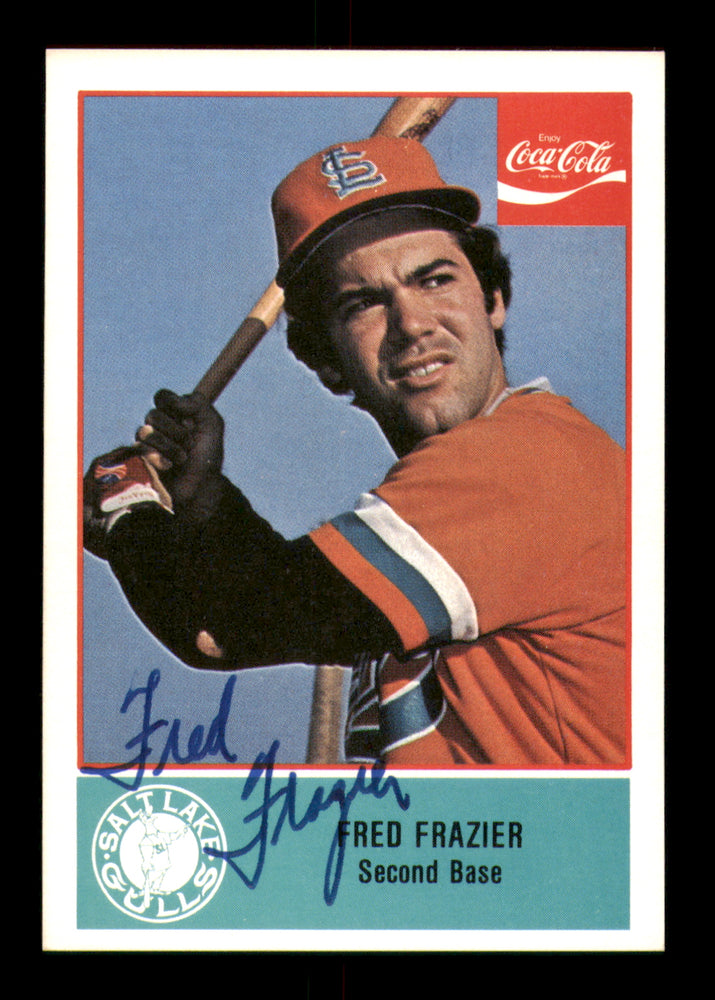 Fred Frazier Autographed 1977 Cramer Card #44 Salt Lake Gulls