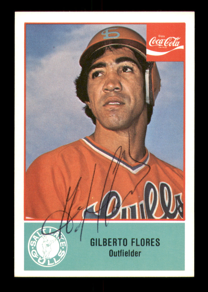 Gilberto Reyes Autographed 1977 Cramer Rookie Card #94 Salt Lake Gulls