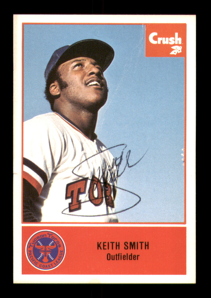 Keith Smith Autographed 1977 Cramer Rookie Card #10 Tucson Toros