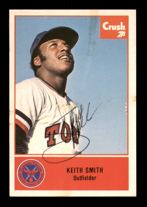 Keith Smith Autographed 1977 Cramer Rookie Card #10 Tucson Toros