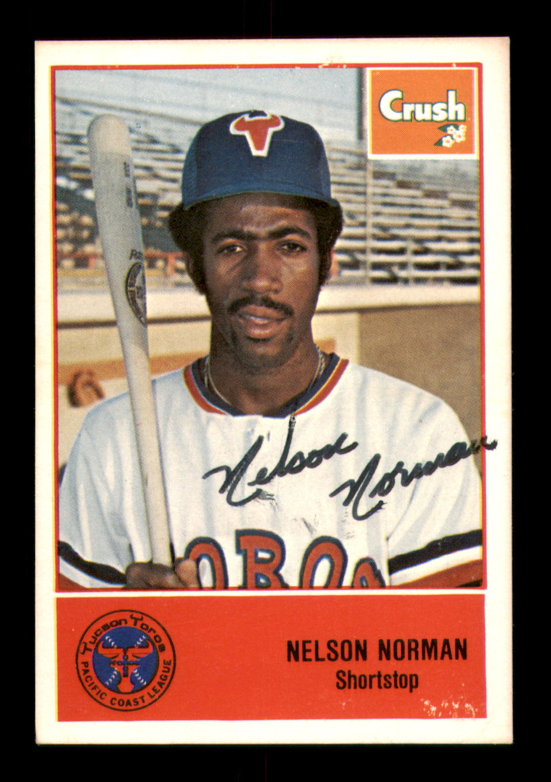 Nelson Norman Autographed 1978 Cramer Rookie Card #95 Tucson Toros — RSA