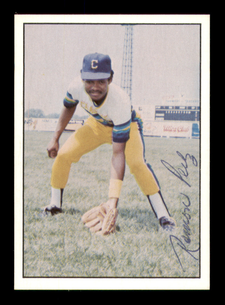Ramon Perez Autographed 1978 TCMA Card #105 Charleston Charlies