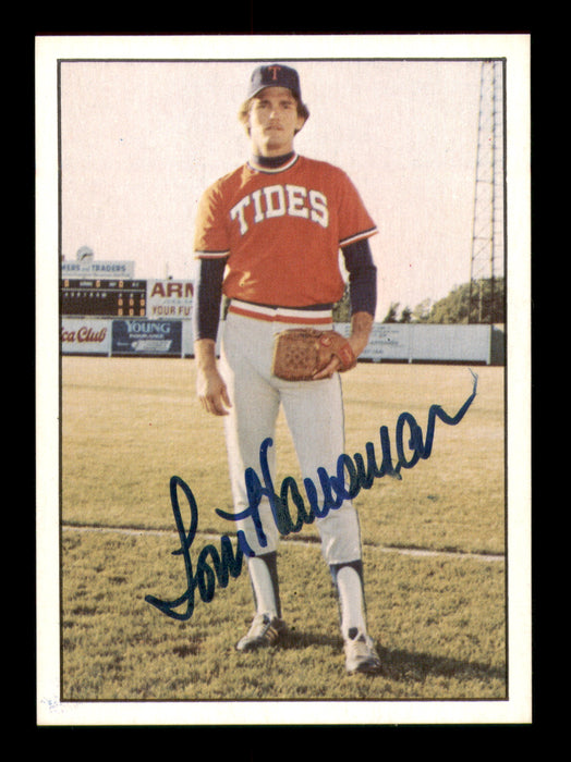 Tom Hausman Autographed 1978 TCMA Card #38 Tidewater Tides