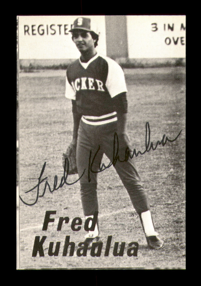 Fred Kuhaulua Autographed 1975 Rookie Card Salinas Packers