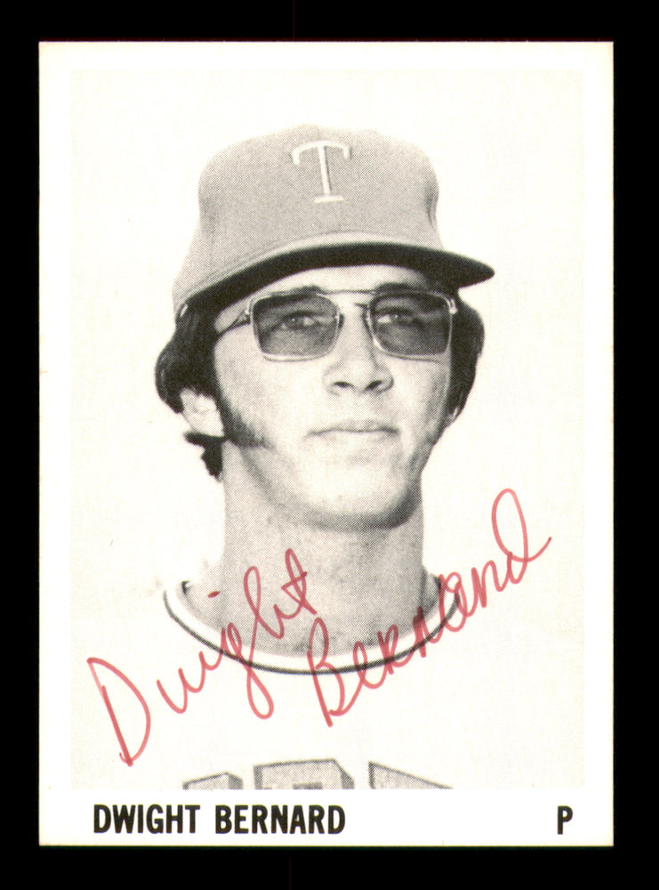 Dwight Bernard Autographed 1975 Stewart Sandwiches Rookie Card Tidewater Tides