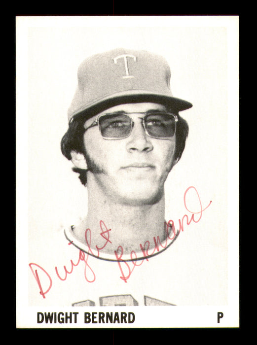 Dwight Bernard Autographed 1975 Stewart Sandwiches Rookie Card Tidewater Tides