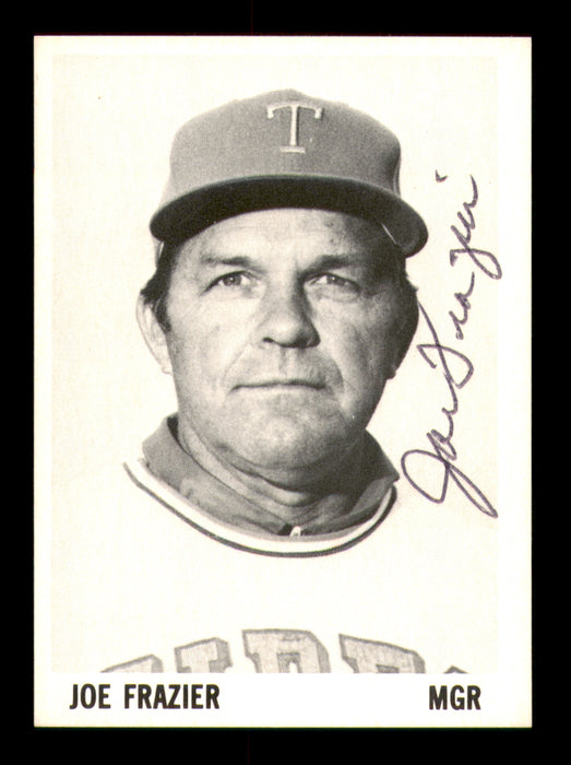 Joe Frazier Autographed 1975 Stewart Sandwiches Card Tidewater Tides