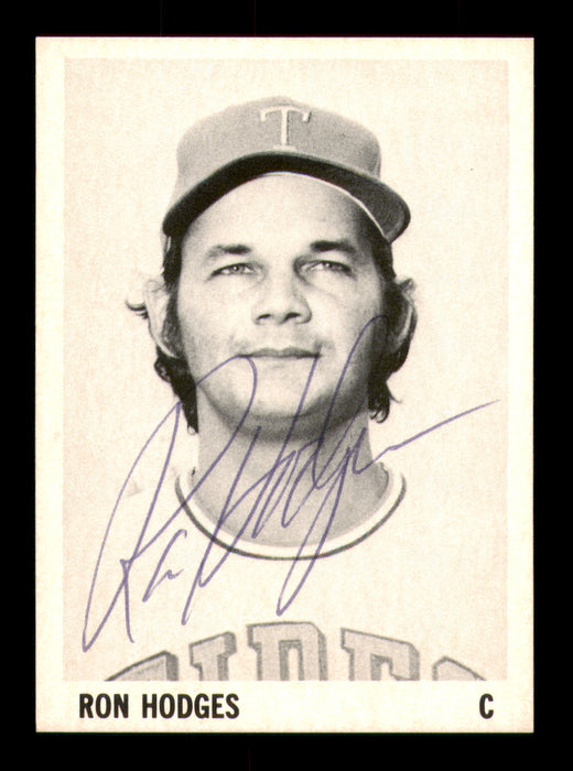 Ron Hodges Autographed 1975 Stewart Sandwiches Card Tidewater Tides