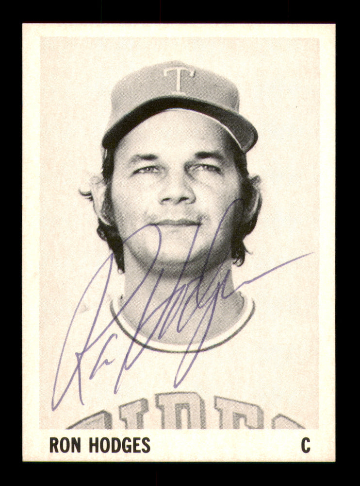 Ron Hodges Autographed 1975 Stewart Sandwiches Card Tidewater Tides