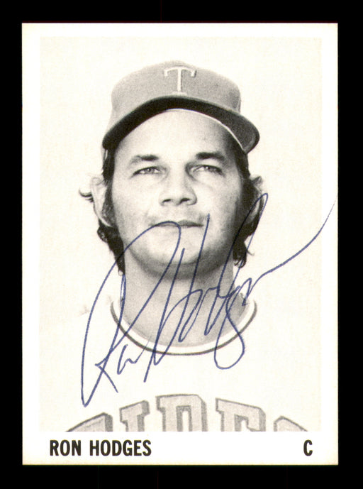 Ron Hodges Autographed 1975 Stewart Sandwiches Card Tidewater Tides