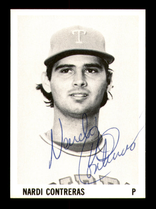 Nardi Contreras Autographed 1975 Stewart Sandwiches Rookie Card Tidewater Tides