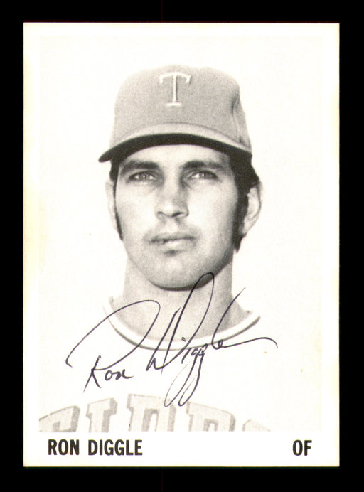 Ron Diggle Autographed 1975 Stewart Sandwiches Rookie Card Tidewater Tides