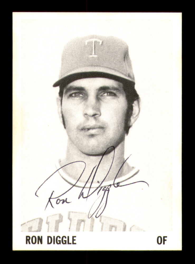 Ron Diggle Autographed 1975 Stewart Sandwiches Rookie Card Tidewater Tides