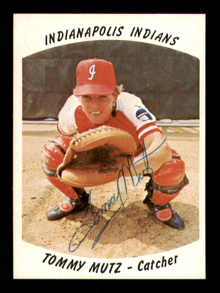 Tommy Mutz Autographed 1977 Rookie Card #16 Indianapolis Indians