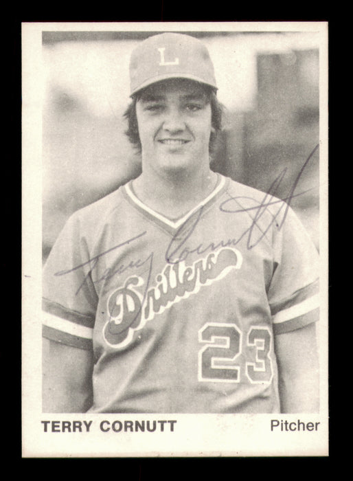 Terry Cornutt Autographed 1975 TCMA Rookie Card #23 Lafayette Drillers