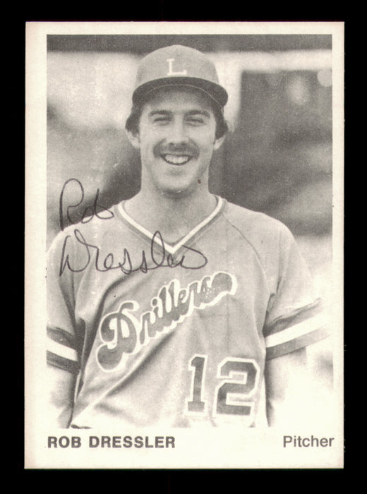 Rob Dressler Autographed 1975 TCMA Rookie Card #16 Lafayette Drillers