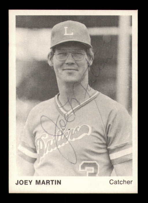 Joey Martin Autographed 1975 TCMA Rookie Card #3 Lafayette Drillers