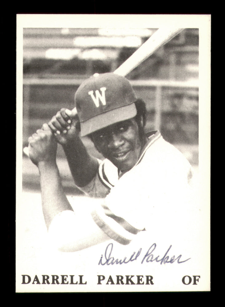Darrell Parker Autographed 1975 TCMA Rookie Card Waterloo Royals