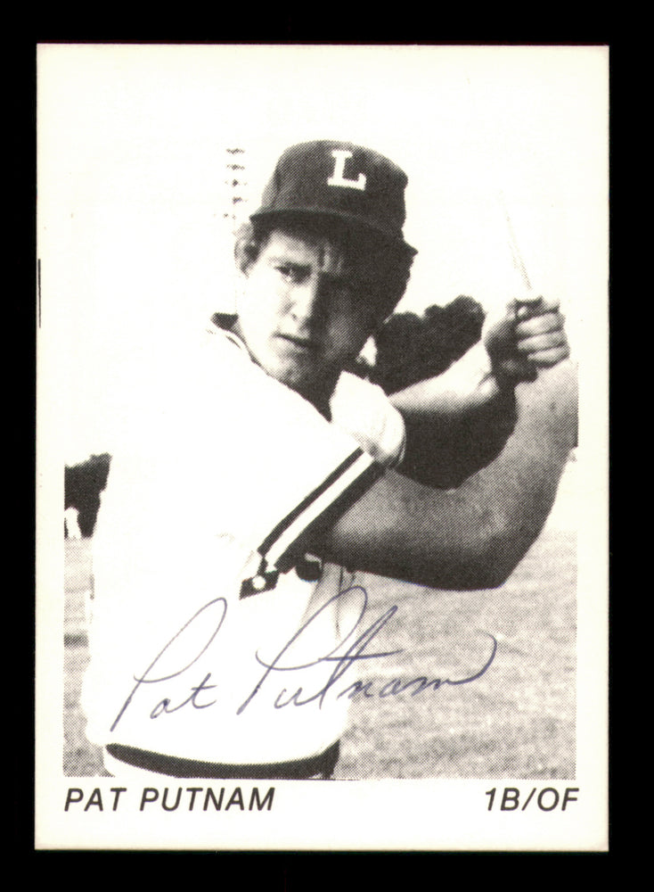 Pat Putnam Autographed 1975 TCMA Rookie Card Lynchburg Rangers
