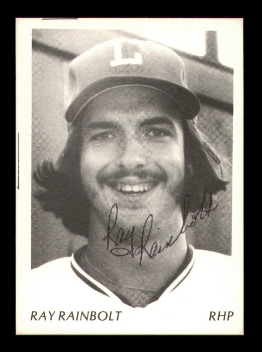 Ray Rainbolt Autographed 1975 TCMA Rookie Card Lynchburg Rangers