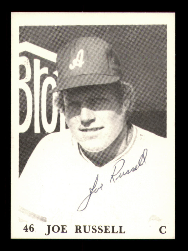 Joe Russell Autographed 1975 TCMA Rookie Card Anderson Rangers