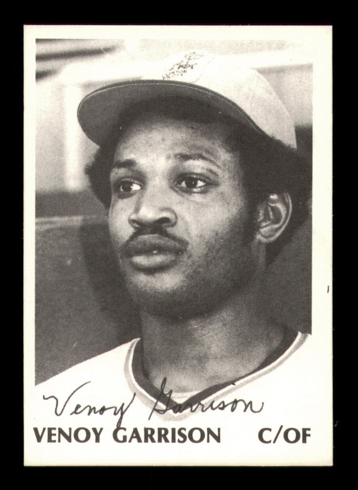 Venoy Garrison Autographed 1975 TCMA Rookie Card Clinton Pilots
