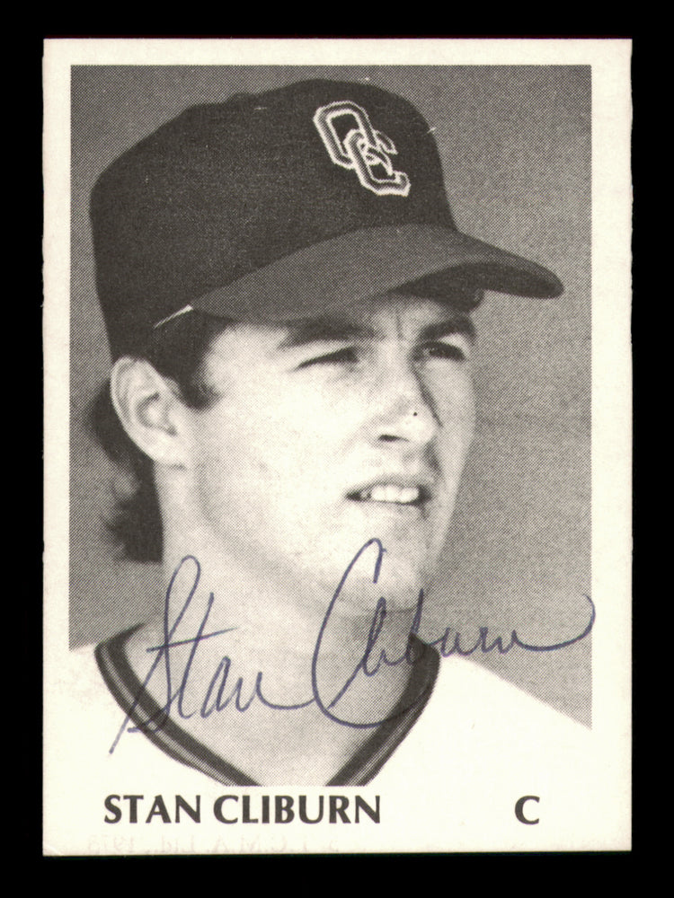 Stan Cliburn Autographed 1975 TCMA Rookie Card #5 Quad City Angels