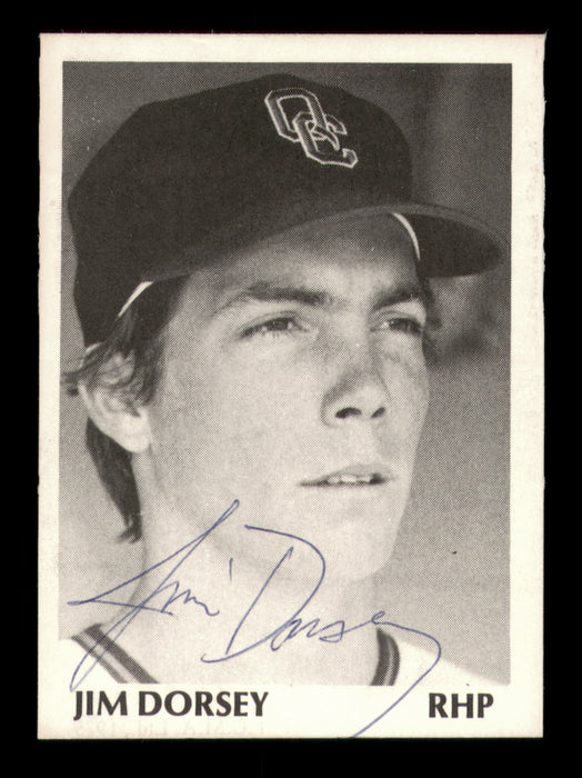 Jim Dorsey Autographed 1975 TCMA Rookie Card #7 Quad City Angels