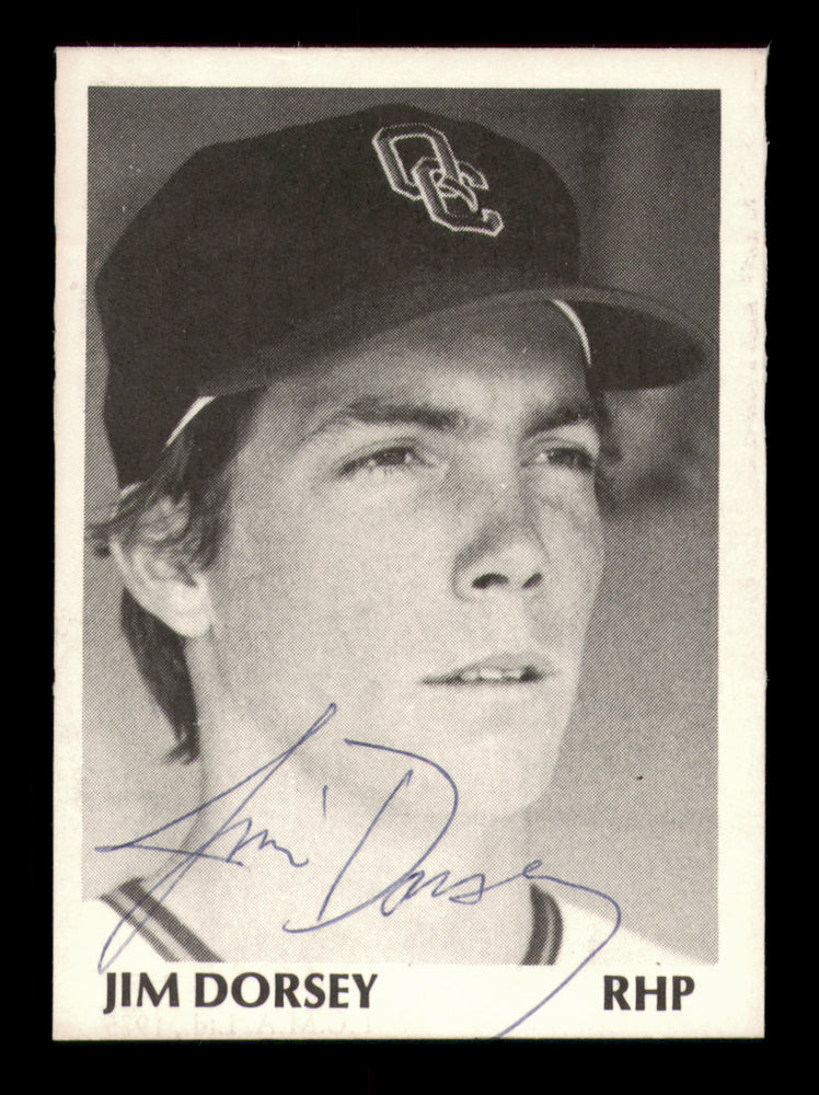 Jim Dorsey Autographed 1975 TCMA Rookie Card #7 Quad City Angels