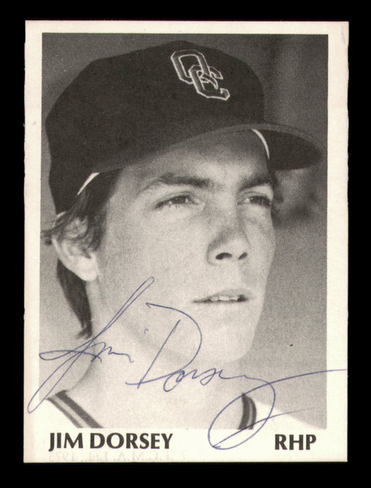 Jim Dorsey Autographed 1975 TCMA Rookie Card #7 Quad City Angels