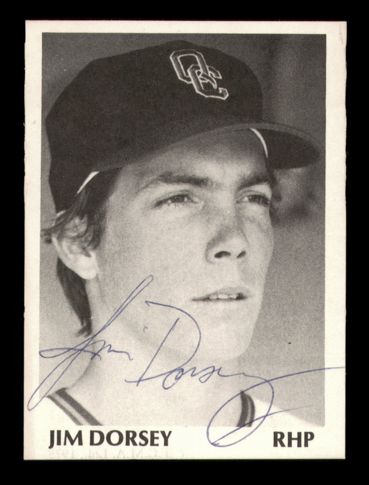 Jim Dorsey Autographed 1975 TCMA Rookie Card #7 Quad City Angels