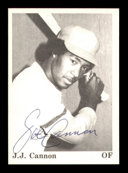 J.J. Cannon Autographed 1975 TCMA Rookie Card #15 Dubuque Packers