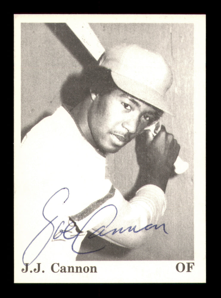 J.J. Cannon Autographed 1975 TCMA Rookie Card #15 Dubuque Packers