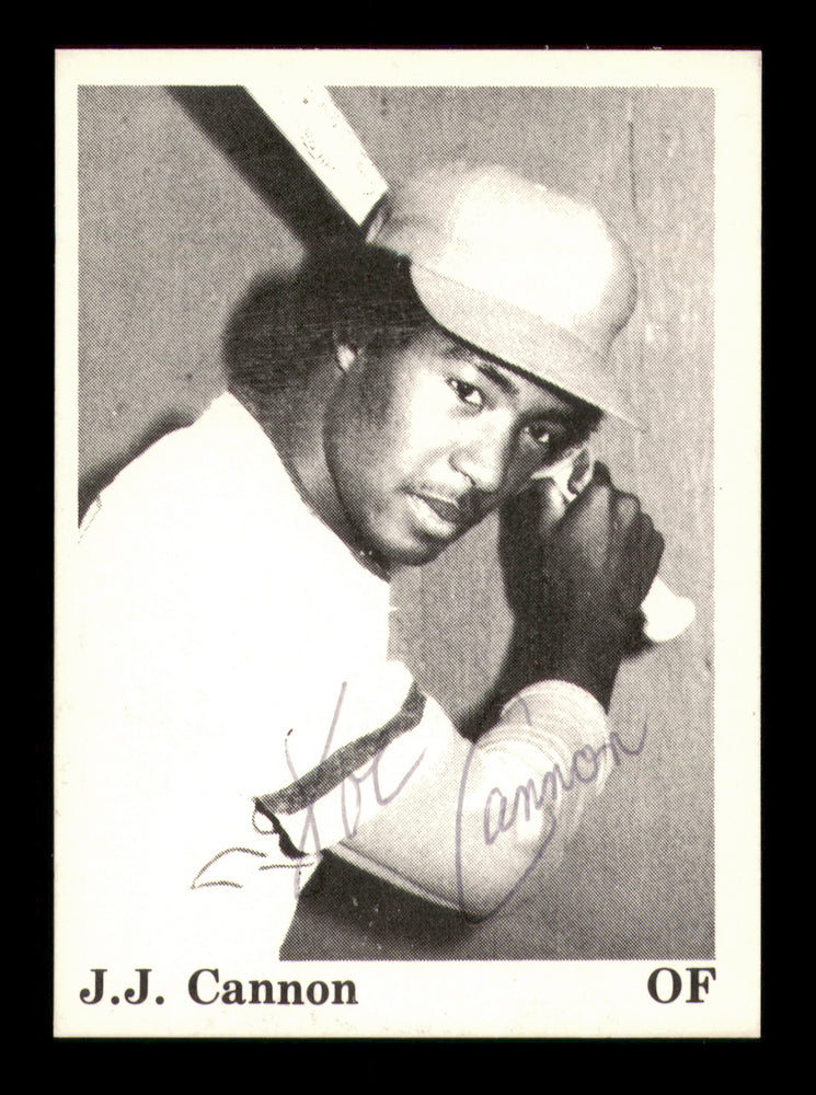 J.J. Cannon Autographed 1975 TCMA Rookie Card #15 Dubuque Packers