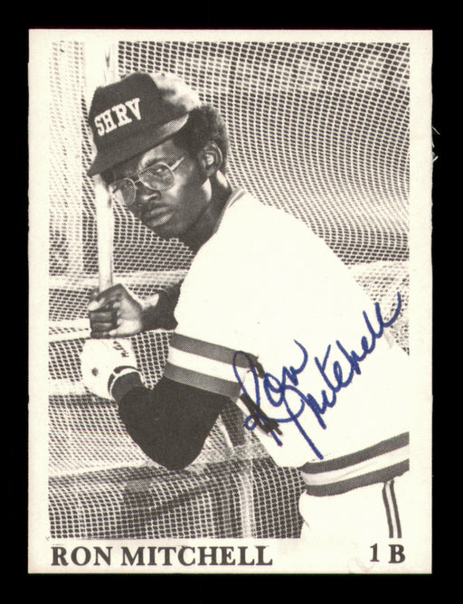 Ron Mitchell Autographed 1975 TCMA Rookie Card Shreveport Captains