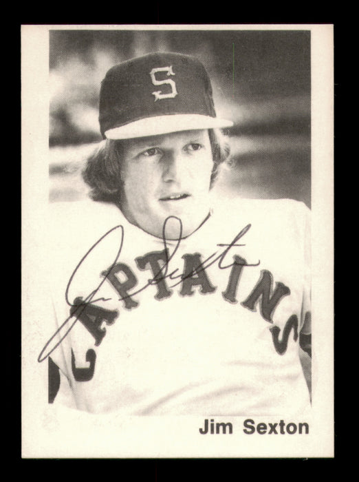 Jim Jimmy Sexton Autographed 1976 TCMA Rookie Card #8 Shreveport Captains