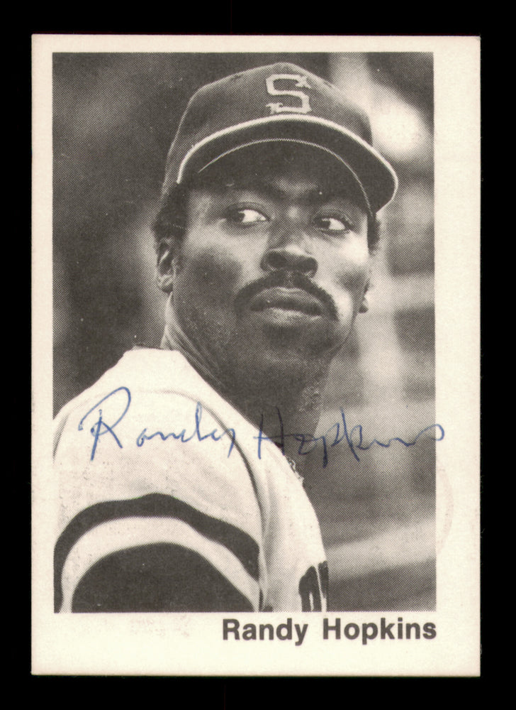 Randy Hopkins Autographed 1976 TCMA Rookie Card #22 Shreveport Captains