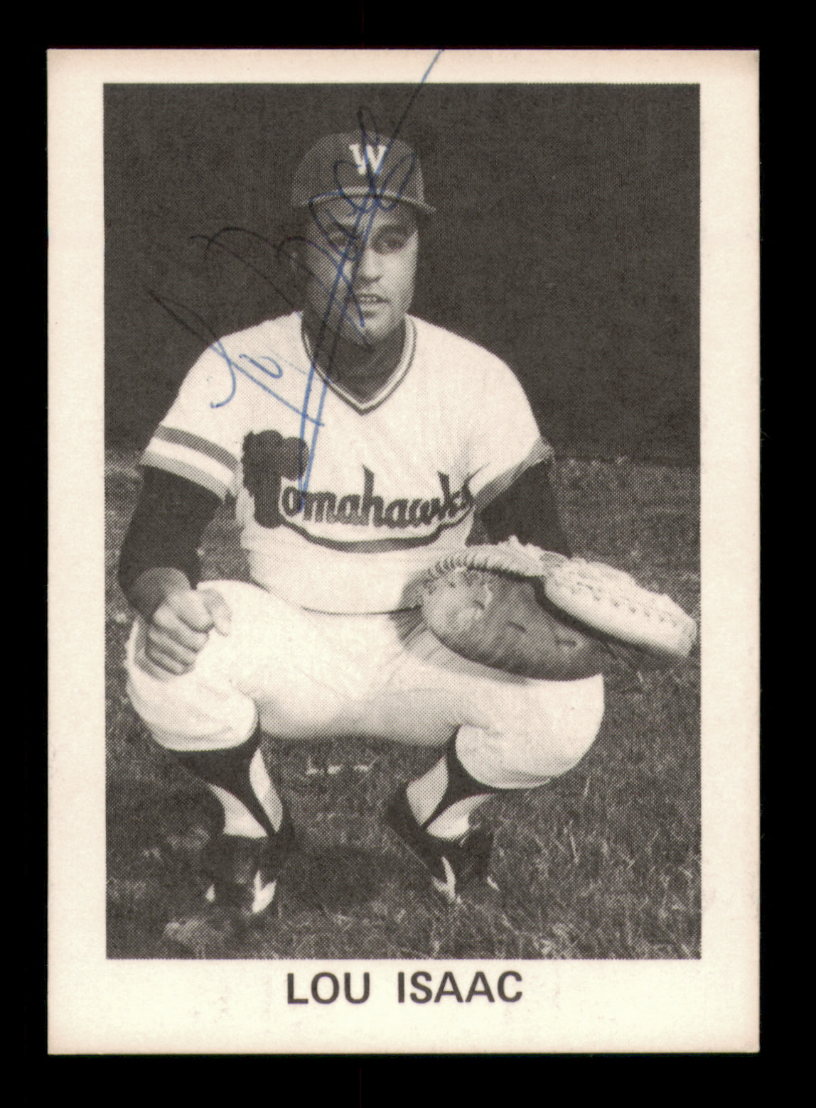 Lou Isaac Autographed 1976 TCMA Rookie Card Williamsport Tomahawks — RSA