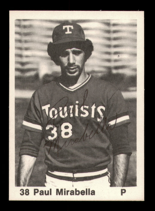 Paul Mirabella Autographed 1976 TCMA Rookie Card #3 Ashville Tourists