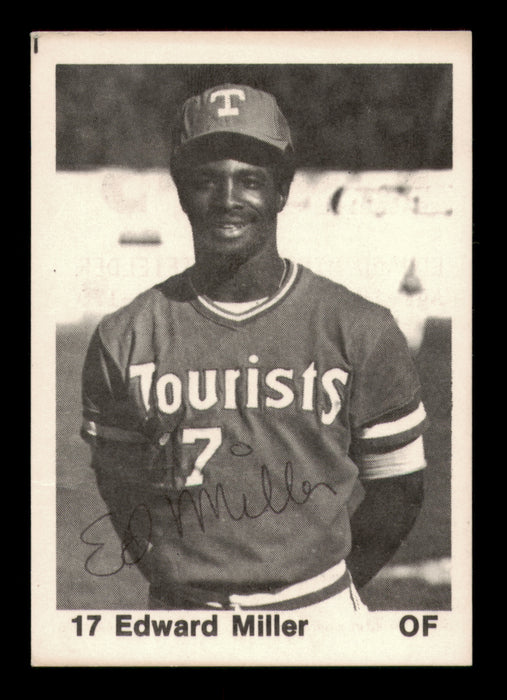 Ed Eddie Miller Autographed 1976 TCMA Card #24 Ashville Tourists
