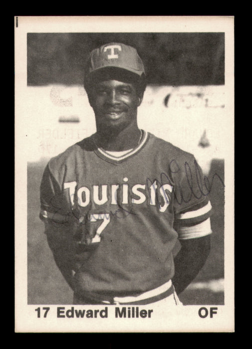 Ed Eddie Miller Autographed 1976 TCMA Card #24 Ashville Tourists