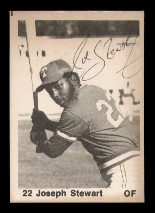 Joe Stewart Autographed 1976 TCMA Rookie Card #25 Ashville Tourists