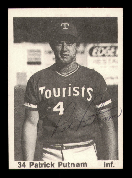 Pat Putnam Autographed 1976 TCMA Card #15 Ashville Tourists