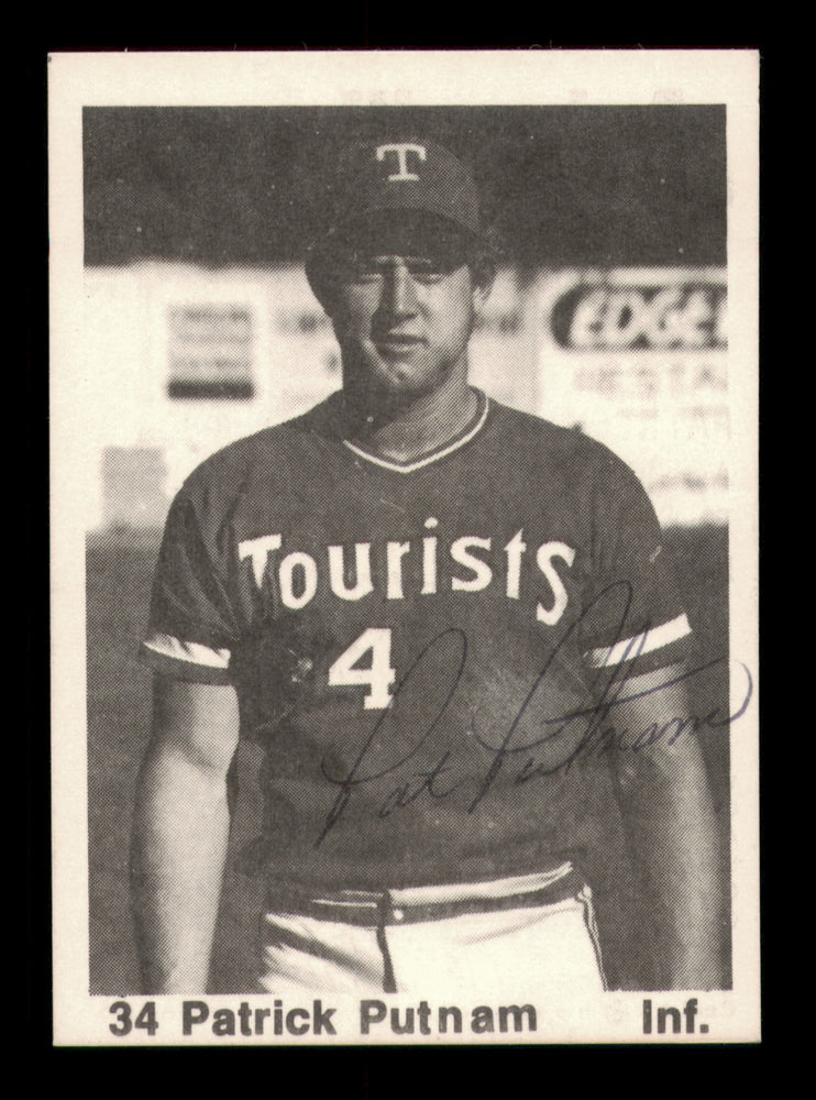 Pat Putnam Autographed 1976 TCMA Card #15 Ashville Tourists